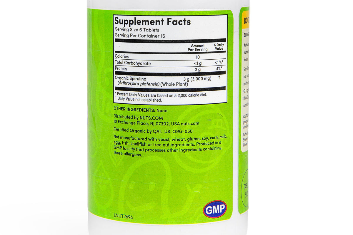 Organic Spirulina Tablets