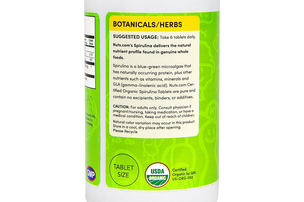 Organic Spirulina Tablets
