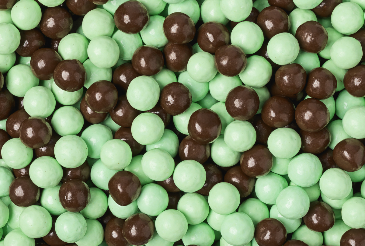 Chocolate Mint Cookie Bites