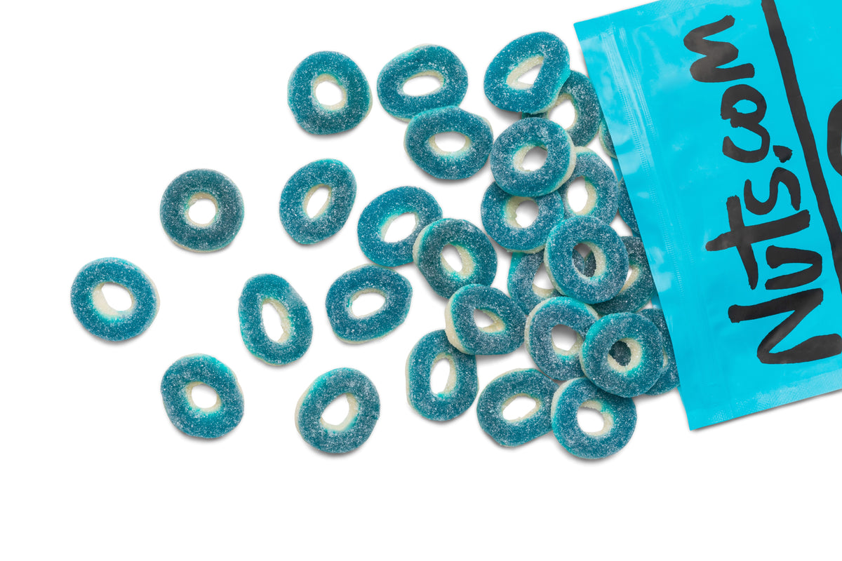 Gummy Blue Raspberry Rings