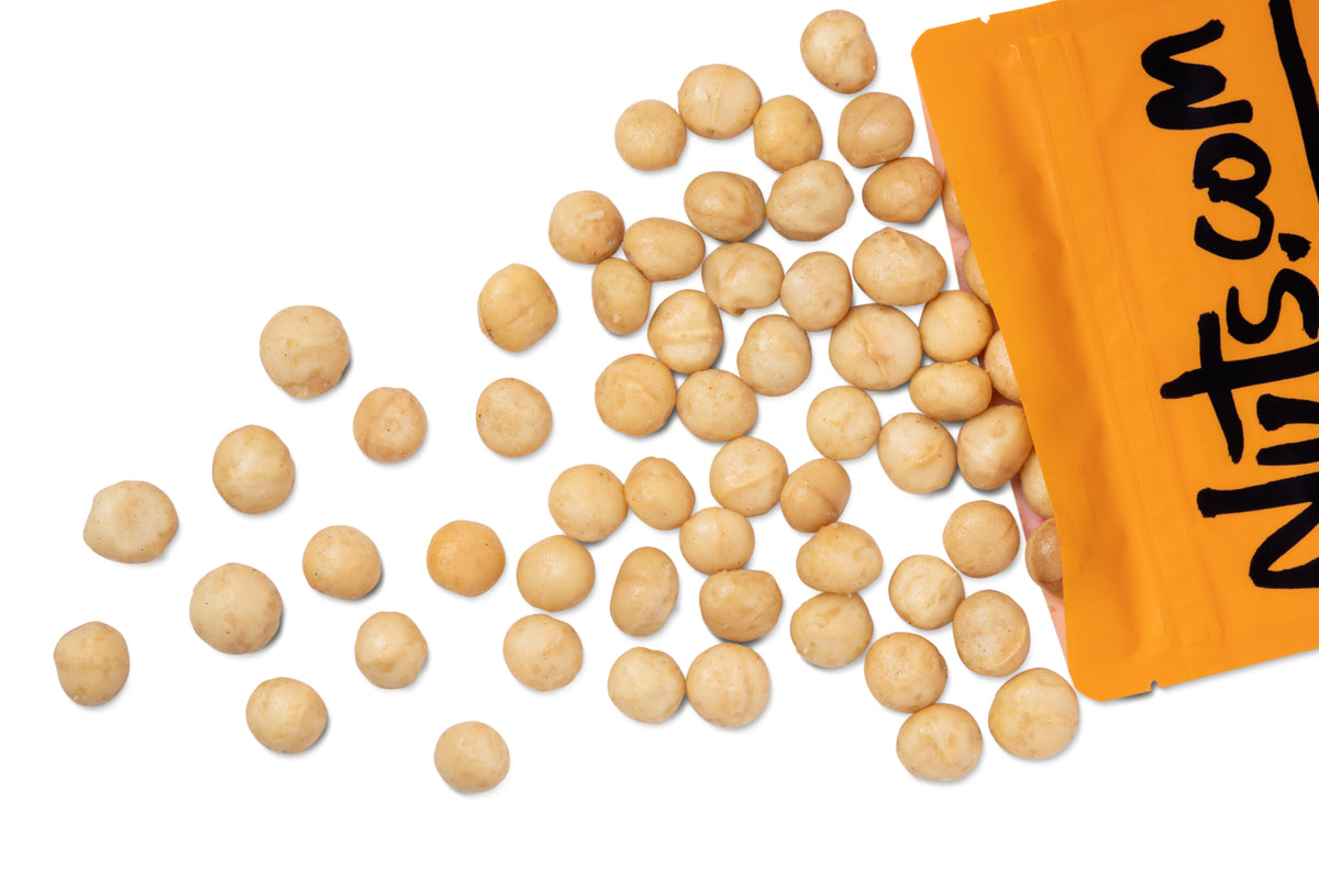 Roasted Macadamia Nuts (50% Less Salt)