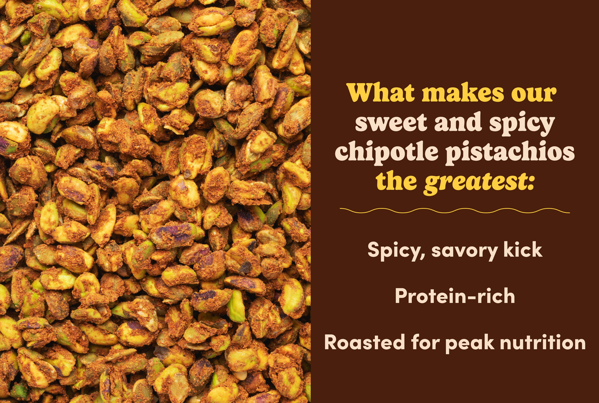 Sweet & Spicy Chipotle Pistachios