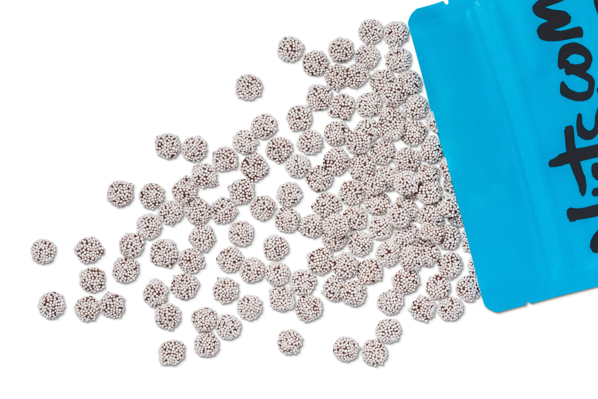 Mini Dark Chocolate Nonpareils (White)