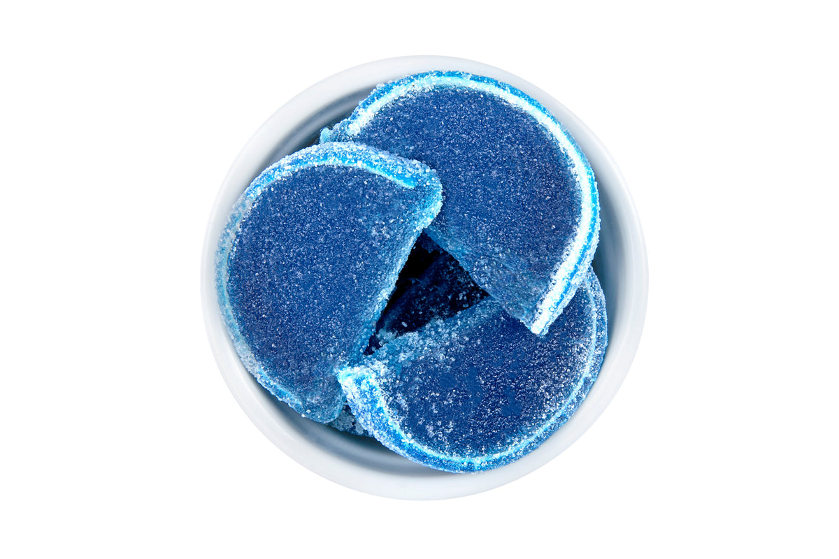 Blue Raspberry Fruit Slices