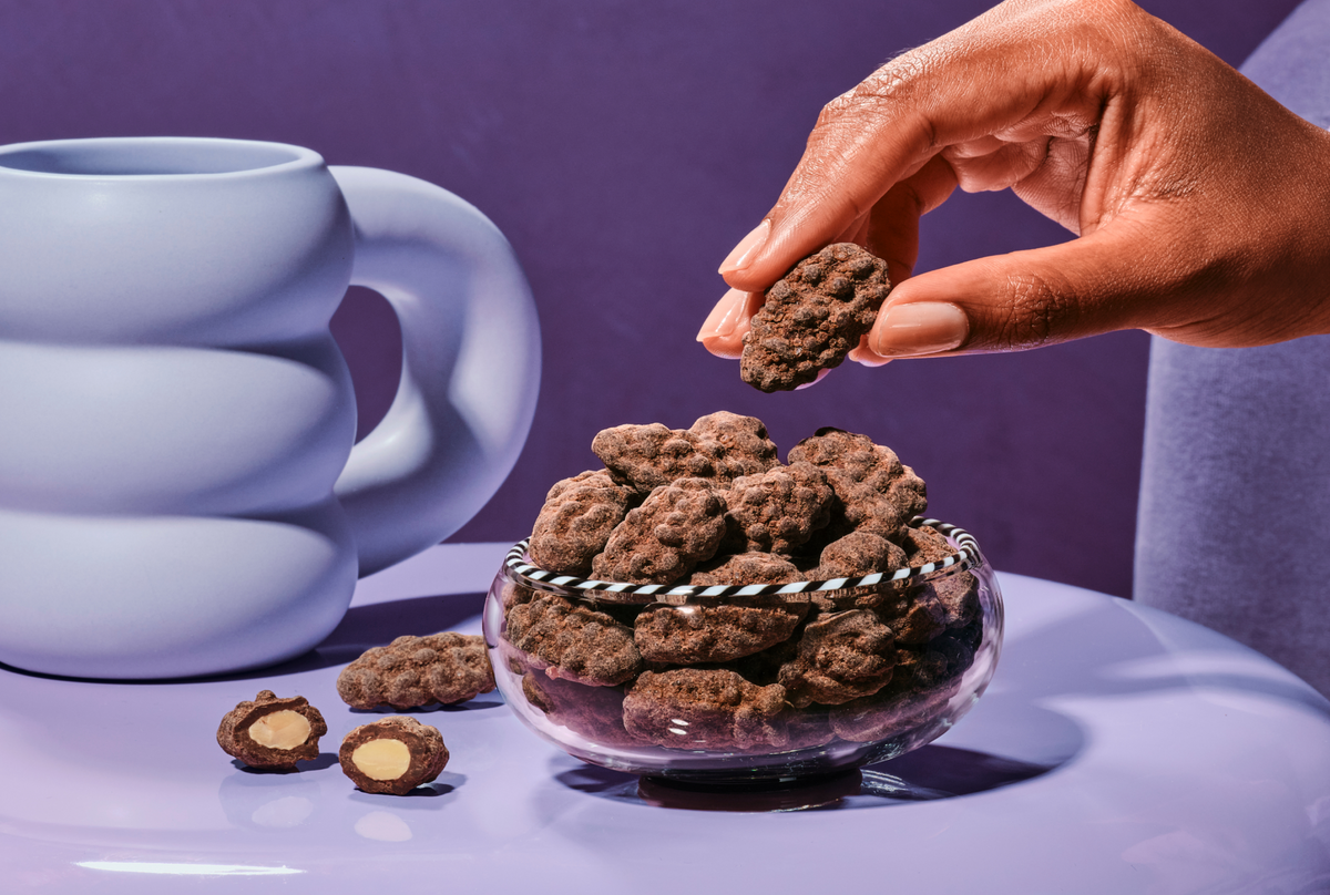 Dark Chocolate Turbinado Sea Salt Almonds