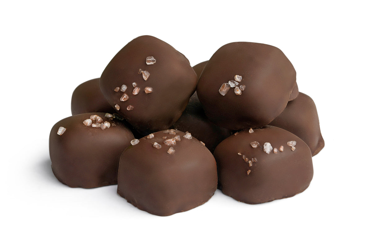 Dark Chocolate Sea Salt Caramels