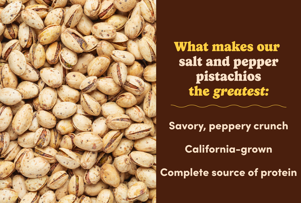 Salt and Pepper Pistachios