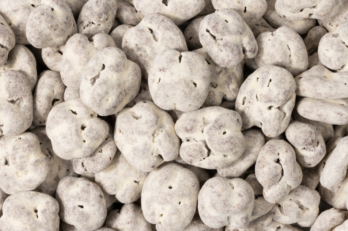 Banana Dusted Dark Chocolate Covered Walnuts