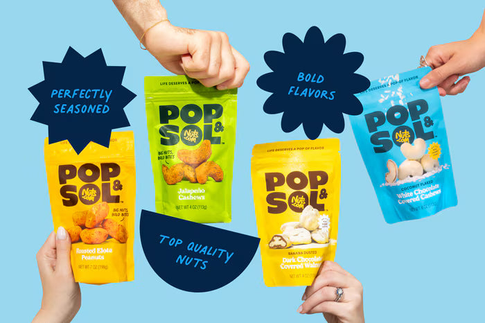 Pop & Sol Savory Sampler 4 Pack