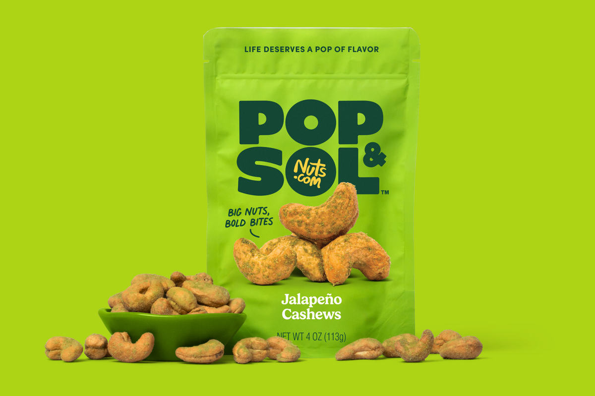 Lightly Salted Jalapeño Cashews