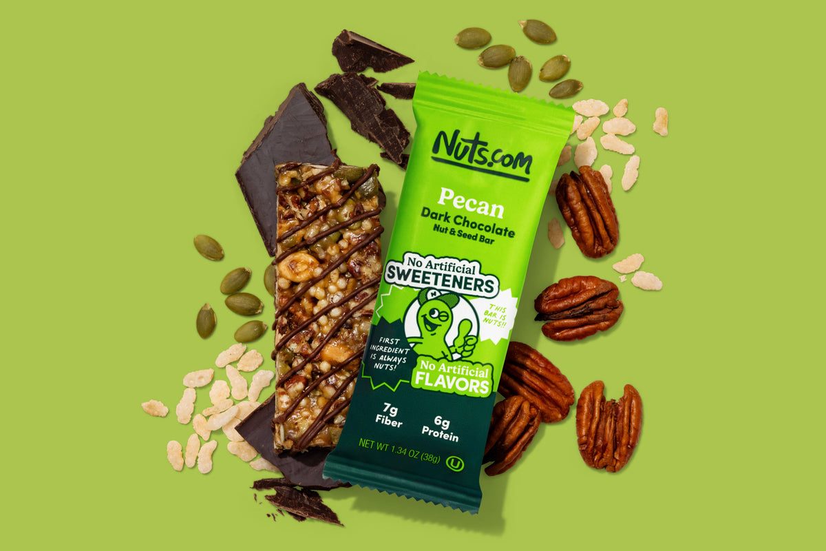 Pecan Dark Chocolate Nut & Seed Bar