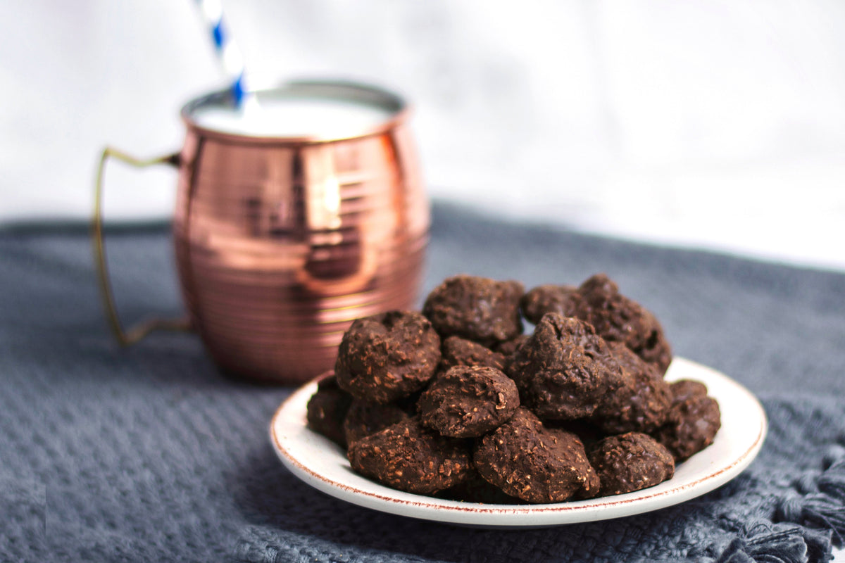 Dark Chocolate Coconut Haystacks
